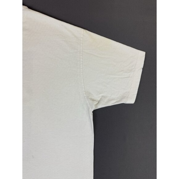 Vintage 1990 Levis Levi Strauss Denim Promo Sit On It White Shirt Rare XL Fit T - Picture 16 of 16